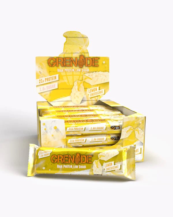 Grenade High Protein Low Sugar Protein Bars 12 x 60g - Discount SupplementsGrenade