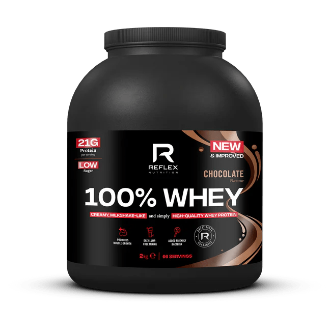 Reflex Nutrition 100% Whey Protein 2kg - Discount SupplementsReflex Nutrition